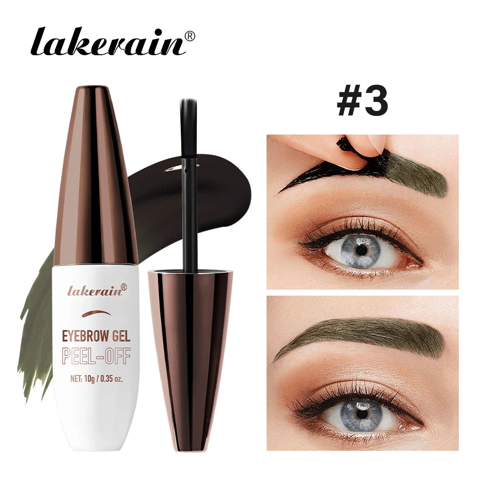 Waterproof Peel Off Eyebrow Tint Liquid Dyeing Cream - 24