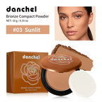 Matte Bronze Pressed Powder Face Contouring Makeup