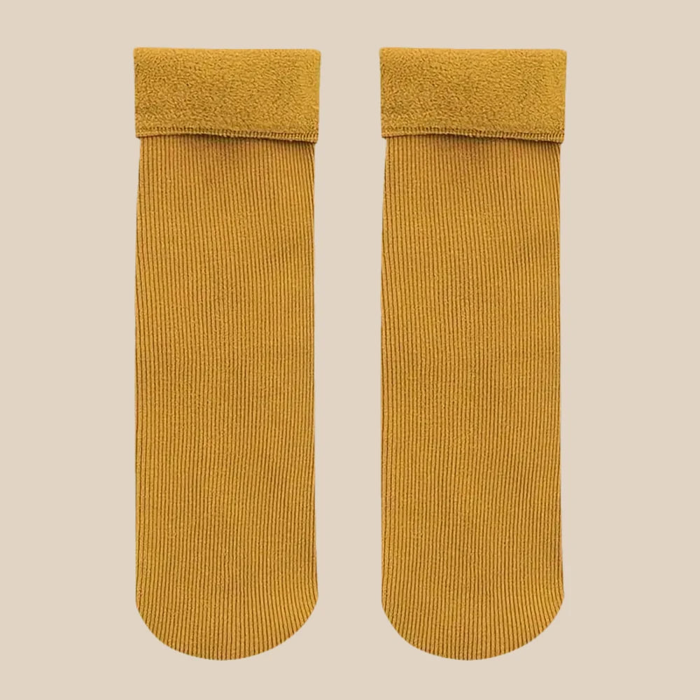 Polyester Elastane Thermal Socks For Winter Warmth - 5