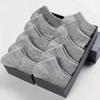 Mens Polyester Elastane Breathable No Show Ankle Socks