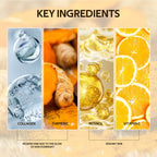 Collagen and Turmeric Peel Off Overnight Facial Mask Duo