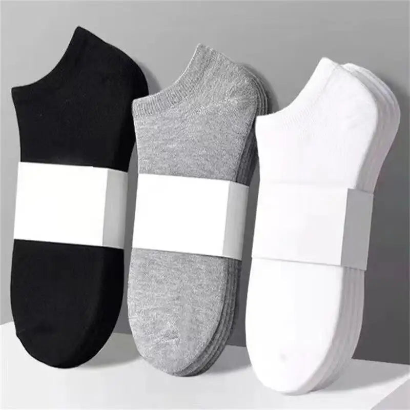 Polyester Nylon Ankle Socks Five Pack
