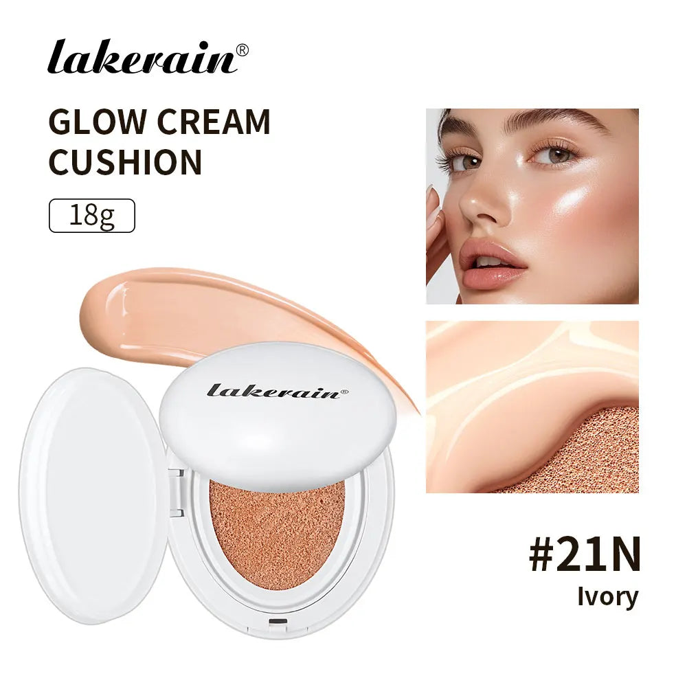 Liquid Foundation Air Cushion Compact for Hydrating Glow Finish - 21