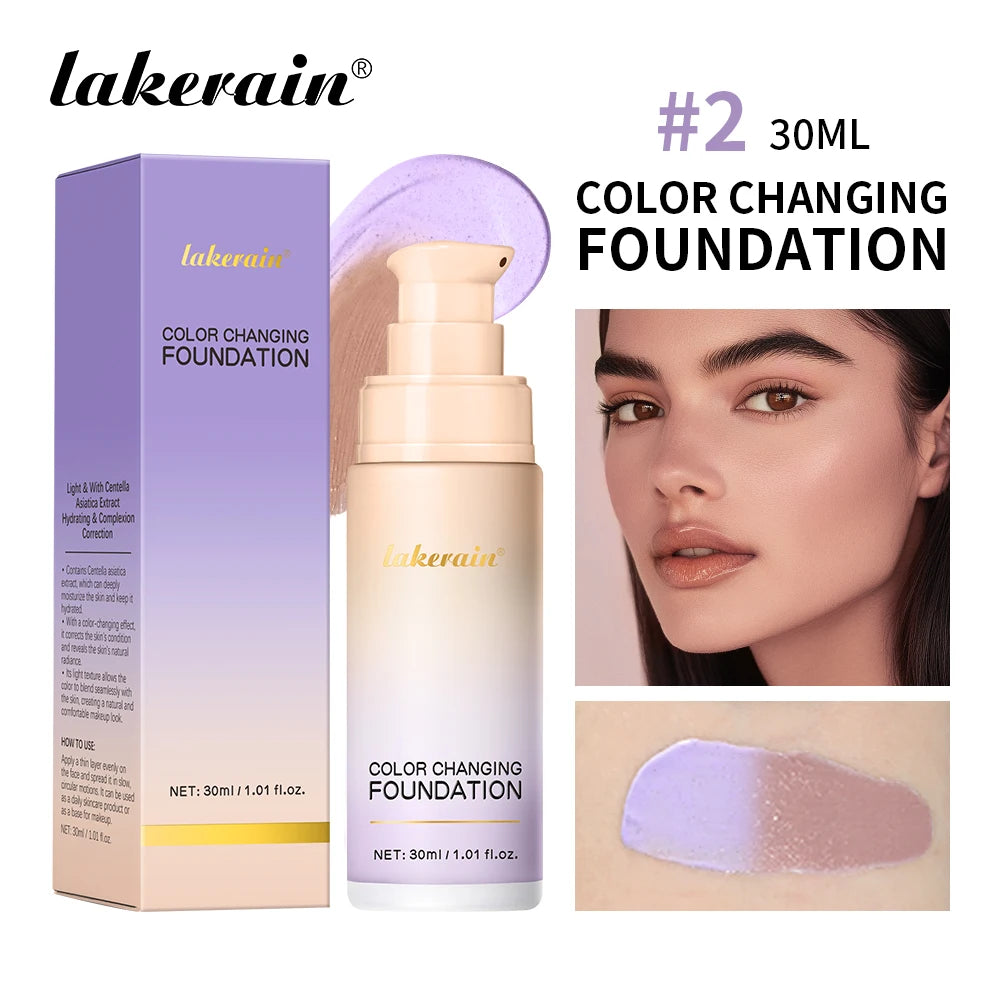 Color Changing Liquid Foundation Moisturizing Base Makeup