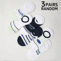 Polyester Elastane Women No Show Liner Socks 5 Pack