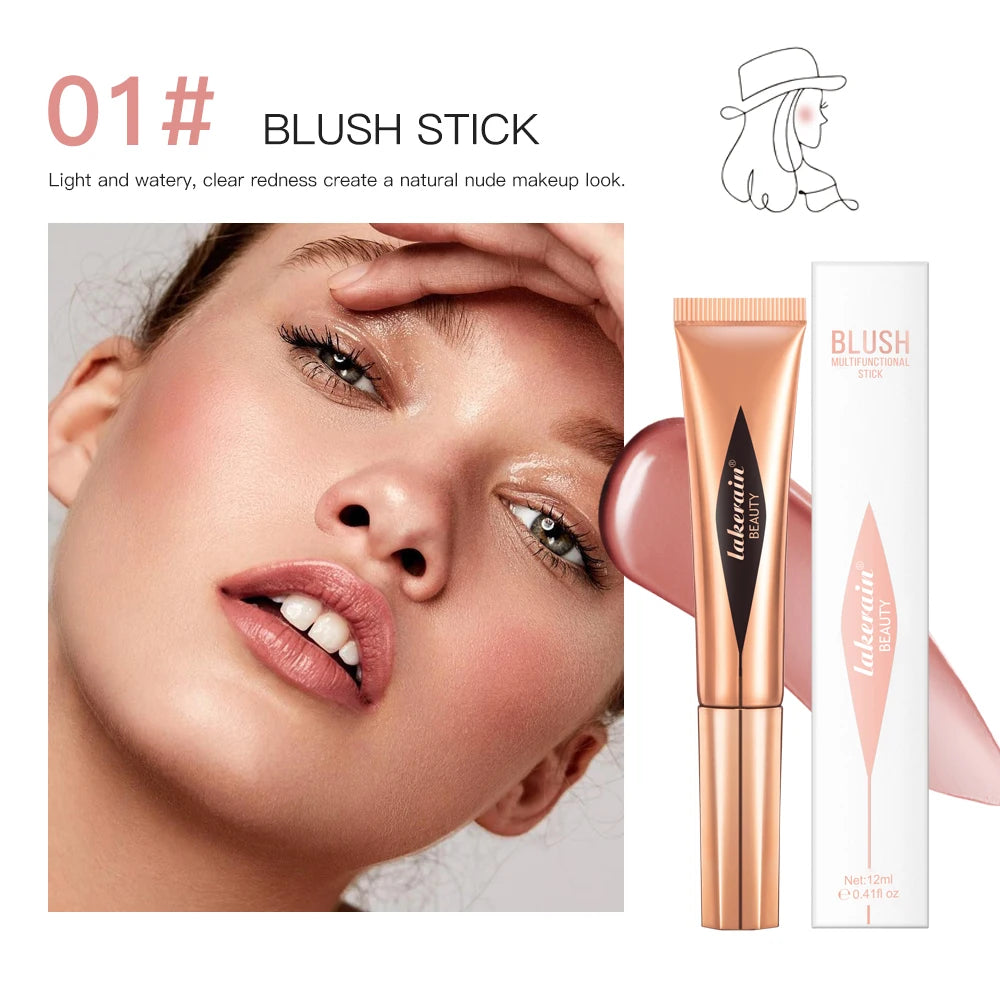 Liquid Face Contour Highlighter and Blush Wand Makeup Applicator - 32
