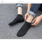 Polyester Nylon Ankle Socks Five Pack