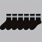 Polyester Spandex Casual Middle Tube Socks