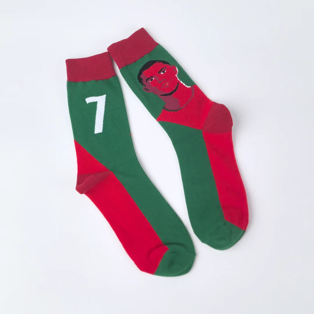 Cotton Polyester Knee High Athletic Socks - 32