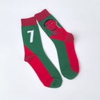 Cotton Polyester Knee High Athletic Socks