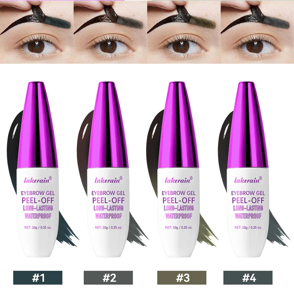 Waterproof Peel Off Eyebrow Tint Gel Long Lasting Tattoo Cream - 11