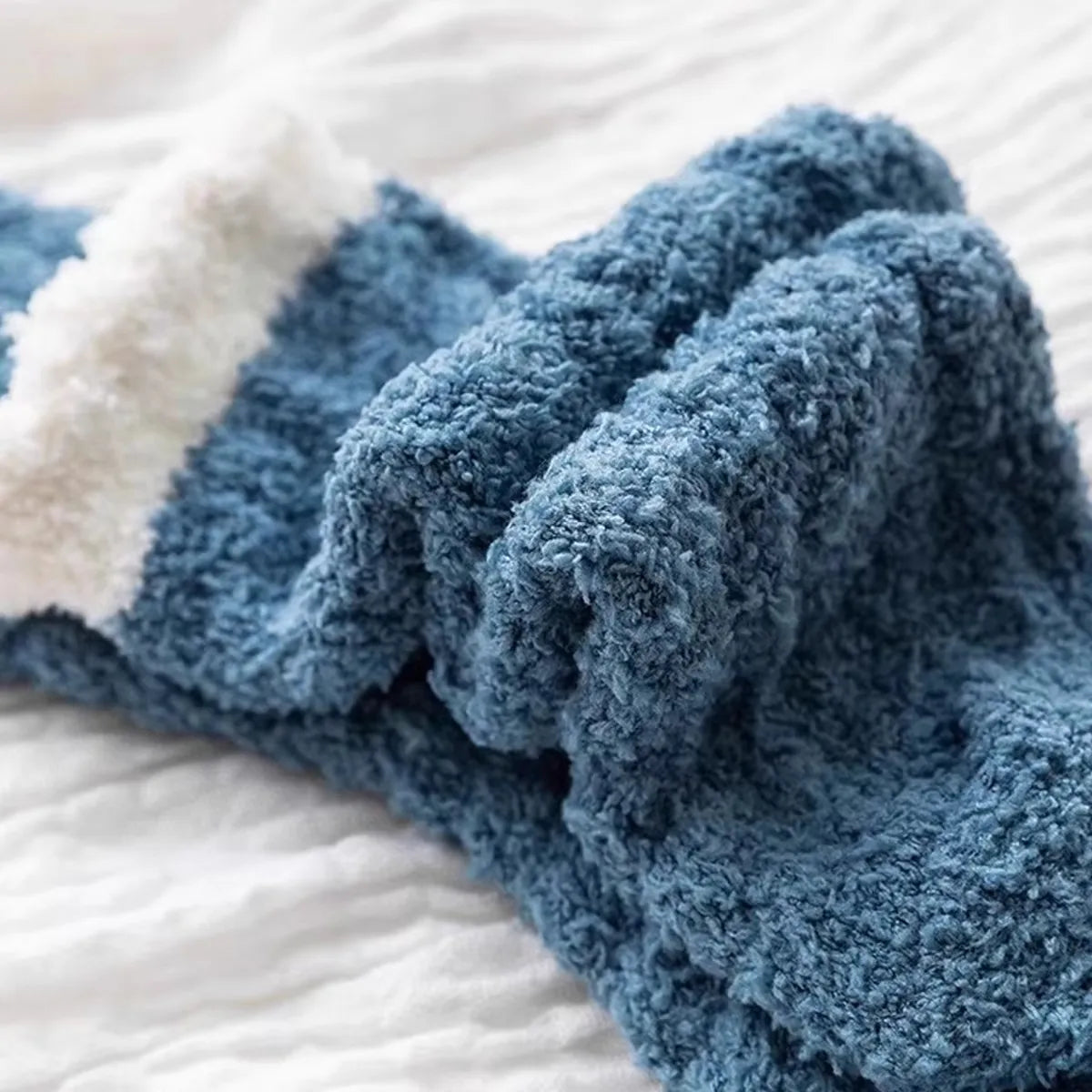 Polyester Elastane Fuzzy Warm Winter Socks for Women - 6