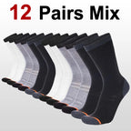 Polyester Elastane Crew Socks For Men