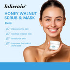 Honey Walnut Facial Scrub and Moisturizing Face Mask