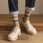 Polyester Elastane Blend Crew Socks