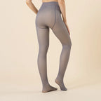 Thermal Fleece Lined Translucent Tights for Women