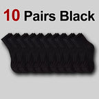 Polyester Blend Mid Calf Crew Socks Multipack