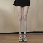Floral Pattern Nylon Mesh Pantyhose Stockings