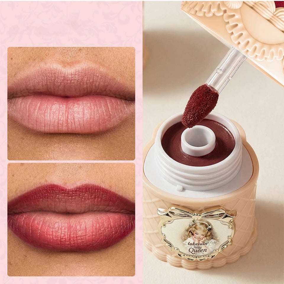 Strawberry Matte Lip Clay Velvet Cream Lipstick - 11