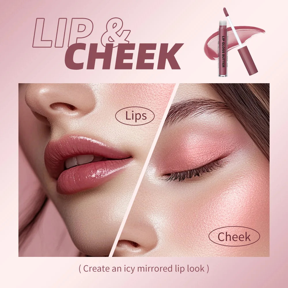 Moisturizing Liquid Lip Gloss Butter With High Shine Finish - 5