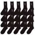 Polyester Elastane Crew Socks Letter Graphic Footwear