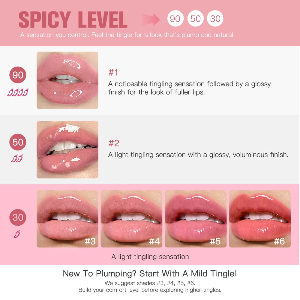 Liquid Lip Plumping Serum Moisturizing Gloss