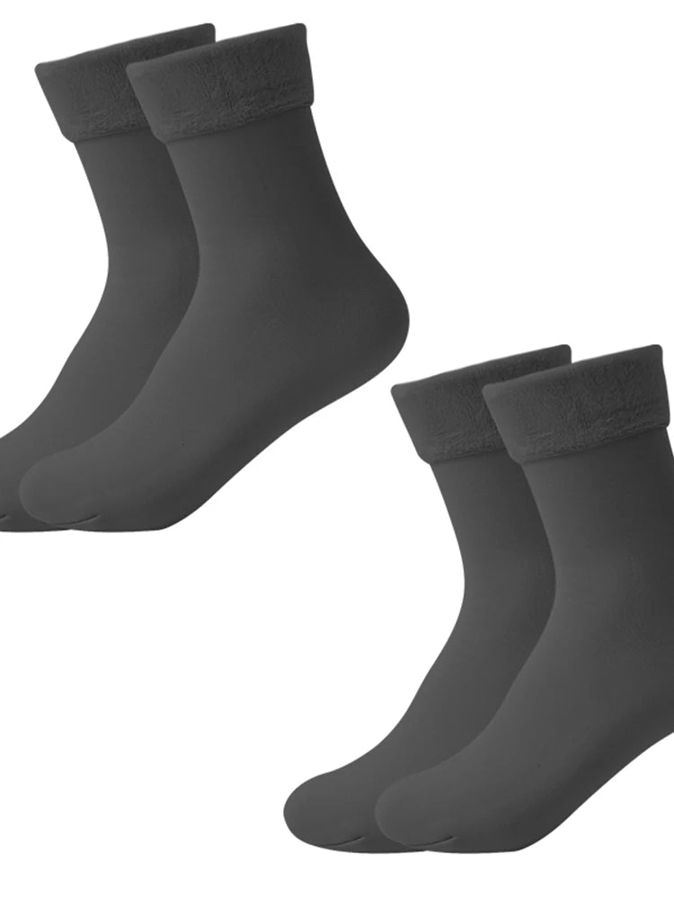 Polyester Fleece Lined Thick Winter Socks