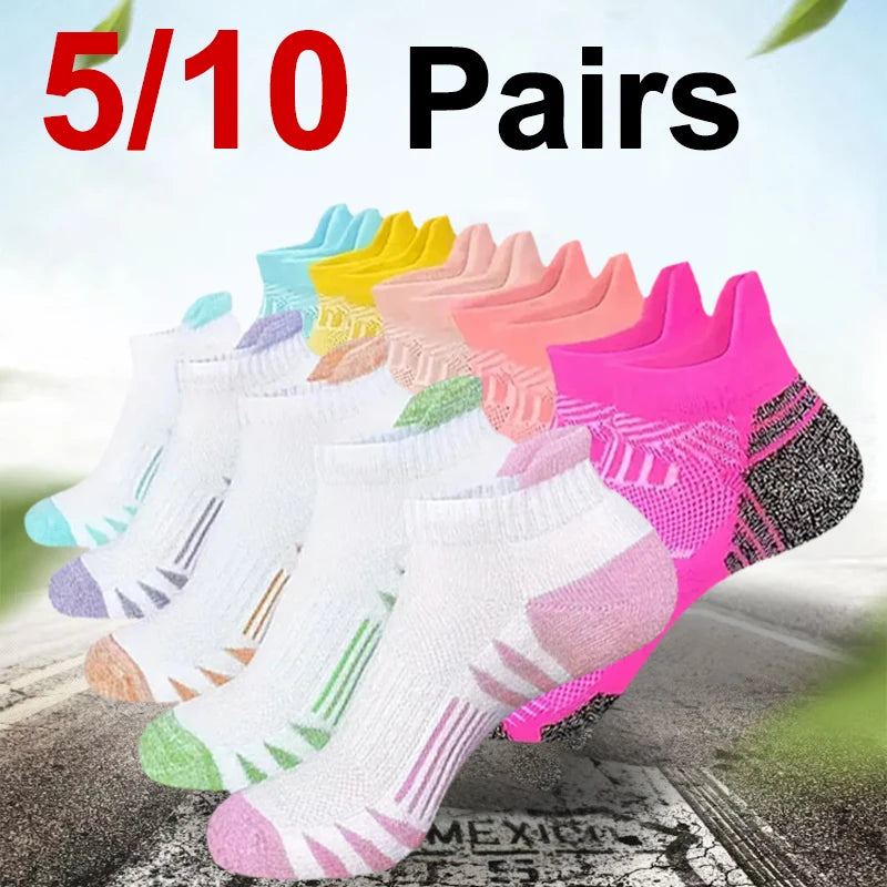 Polyester Elastane Low Cut Sports Socks