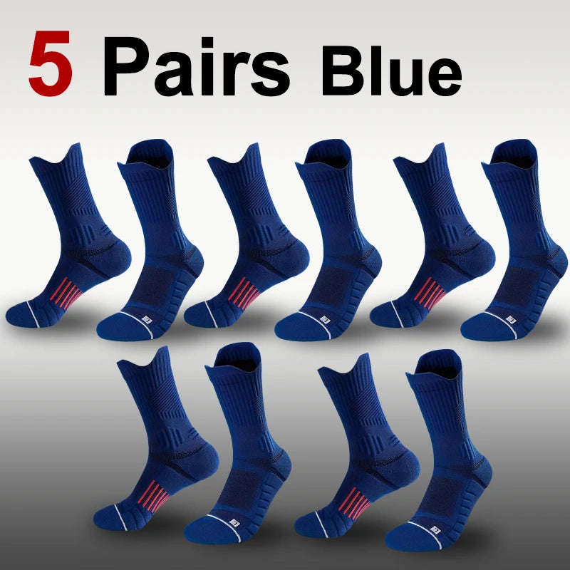 Nylon Elastane Men Athletic Sport Socks - 17