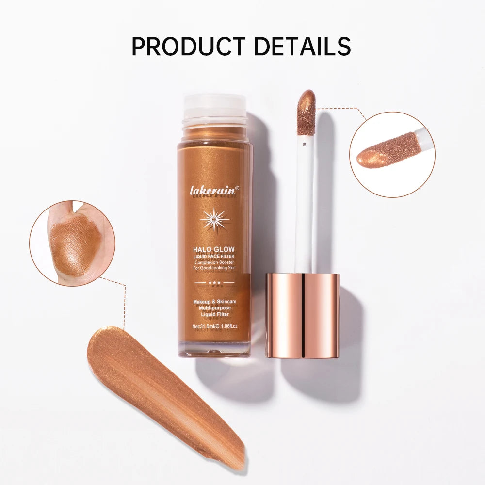 Liquid Face Highlighter Makeup Glow Serum