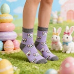 Cotton Blend French Bulldog Print Casual Low Tube Socks