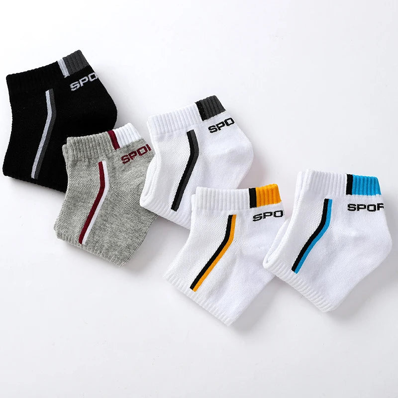 Polyester Blend Low Cut Casual Sports Socks