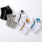 Polyester Blend Low Cut Casual Sports Socks