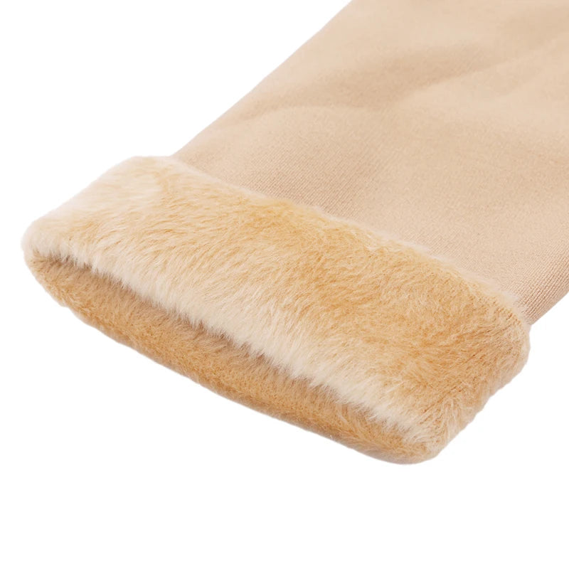 Thick Velvet Fleece Lined Winter Socks for Women