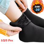 Polyester Fleece Lined Thick Winter Socks