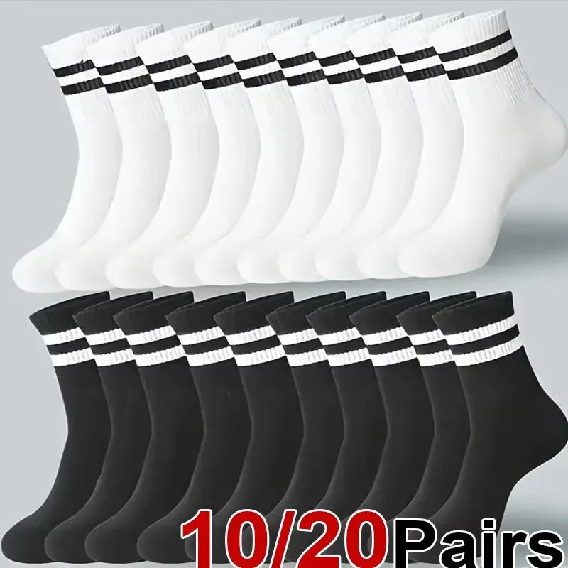 Polyester Elastane Crew Socks Multi Pack - 1