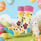 Cotton Blend Bear Print Casual Mid Tube Socks