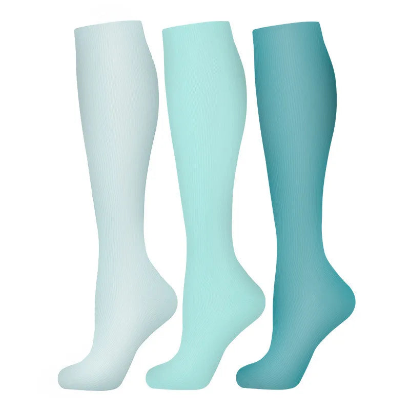 Nylon Polyester Elastane Knee High Compression Socks