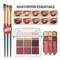 9 Color Powder Eyeshadow Palette with Makeup Brush
