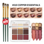 9 Color Powder Eyeshadow Palette with Makeup Brush