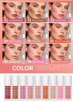 Liquid Blush Face Cheek Tint Waterproof Long Lasting Pigmented Makeup