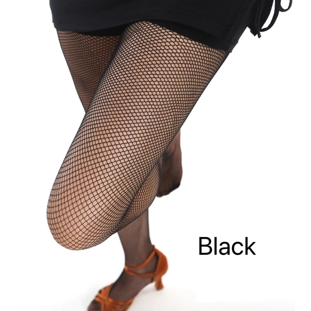 Nylon Fishnet Pantyhose for Ballroom and Latin Dance