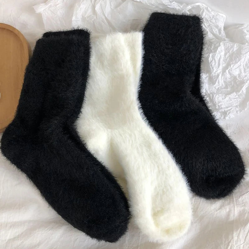 Polyester Elastane Plush Winter Socks