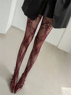Polyester Elastane Knit Fishnet Stockings Pantyhose