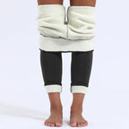 Polyester Fleece Lined High Waist Leggings