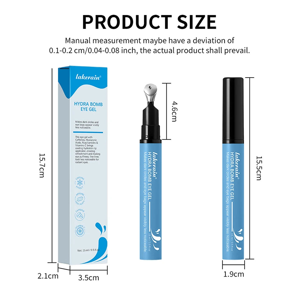 Hydrating Eye Gel Roller for Dark Circles and Puffiness