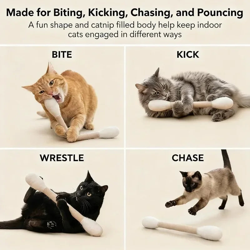 Cloth Catnip Chew Toy Set