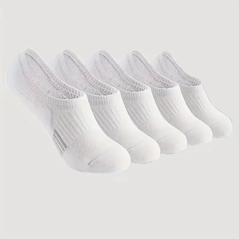 Polyester Spandex Low Cut Invisible Women Casual Socks