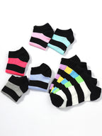 Polyester Elastane Low Cut Casual Ankle Socks Set