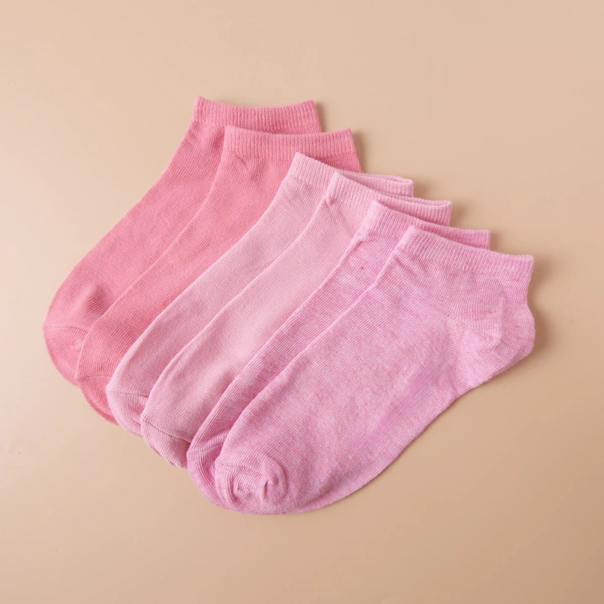 Polyester Elastane Ankle Socks Casual Low Tube Footwear